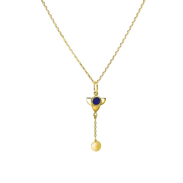 lapis lazuli vermeil necklace