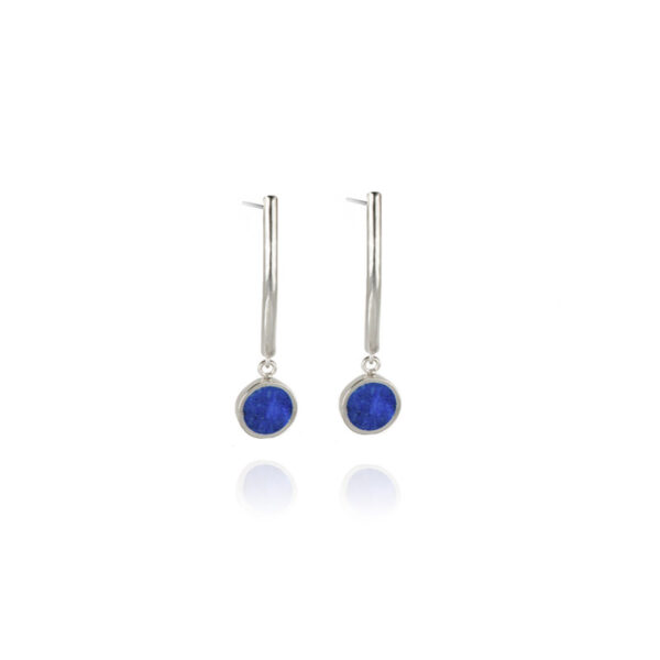 lapis lazuli handmade drop earrings