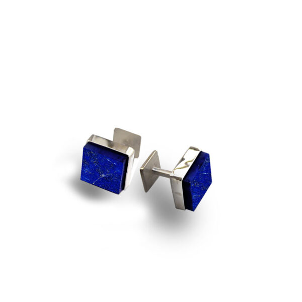 handmade lapis cufflinks