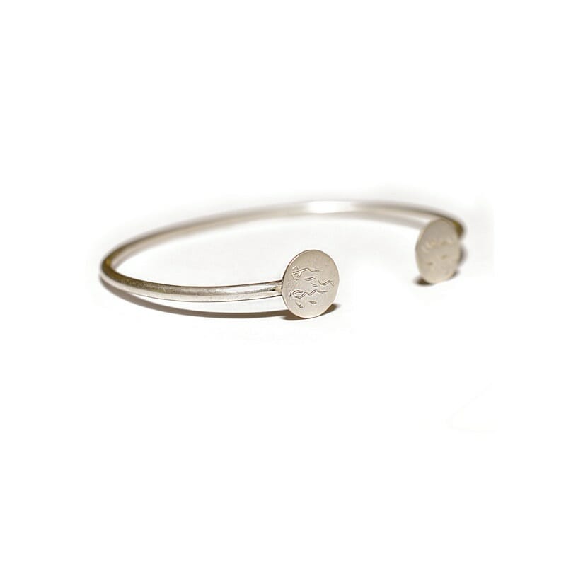 coin silver armband