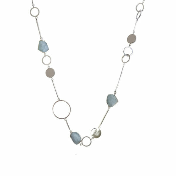 sterling silver turquoise statement necklace