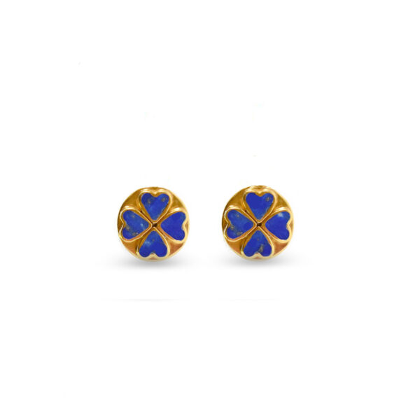 handmade flower studs