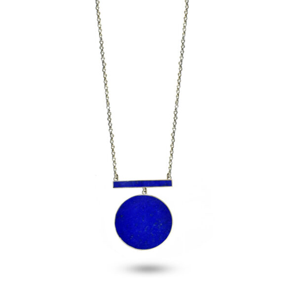 statement lapis lazuli necklace