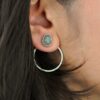 handmade hoop ear jackets