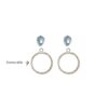 romovable hoop earrings