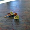 Peridot 14kt Gold Stud Earrings - Image 2
